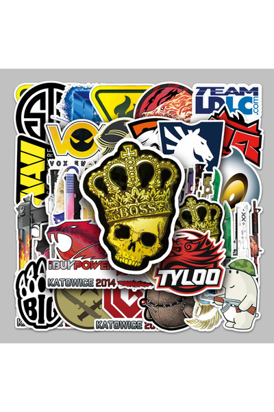 Choice ٥٢ قطعة من ملصقات لعبة CSGO الجديدة، ملصقات مقاومة للماء، ملصقات جرافي...