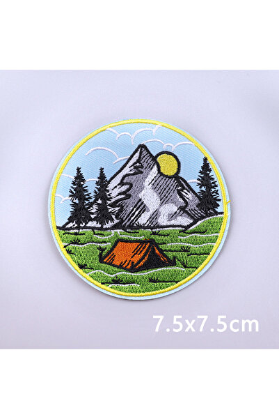 Choice28 رقعة تطريز جبلية خارجية PE8694CT، يمكنك صنعها بنفسك، شارات خياطة، زي...