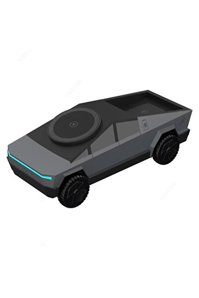 Choice حامل هاتف لاسلكي سريع مغناطيسي 3 في 1 من فيكيفون، رمادي، بتصميم سايبرت...