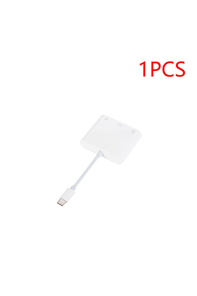 Choice1 محول بطاقة ذاكرة 3 في 1 من النوع C إلى SD/TF/CF، قارئ بطاقات SD بدون ...