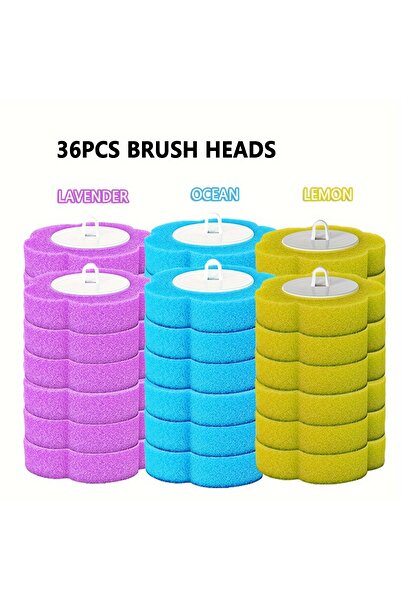 Choice 36 قطعة من رؤوس فرشاة المرحاض للاستخدام مرة واحدة - تنظيف بدون زوايا و...