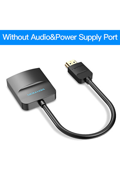 Choice3 كابل محول صوت وفيديو رقمي إلى تناظري من HDMI إلى VGA بطول 0.15 متر، ر...