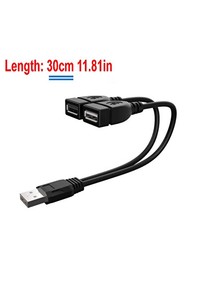 Choice 30cm - 1pcs 1 to 2 USB Branching Multi-functional Adapter Extension Ca...