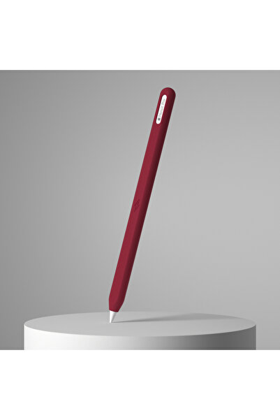 Choice11 جراب حماية سيليكوني بلون عنابي اللون لقلم Pencil Pro وقلم Pencil (ال...