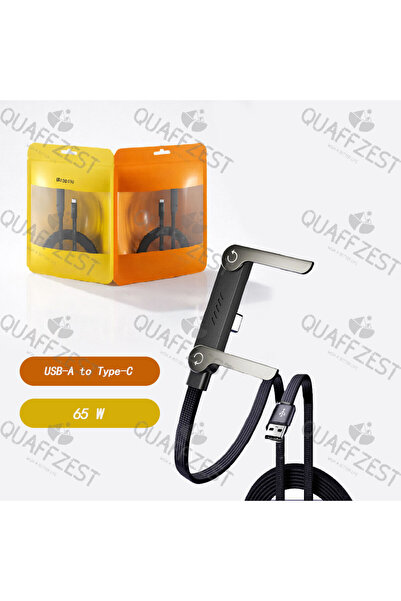 Choice usb to type-c 240/65w Fast Charging Foldable Bracket Data Cable 2-in-1...