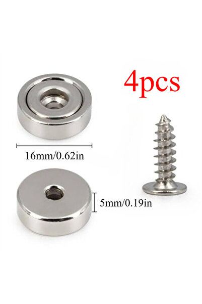 Choice4 A16-4pcs A25/A32/A20/A16 circular magnets, countersunk hole , widely ...