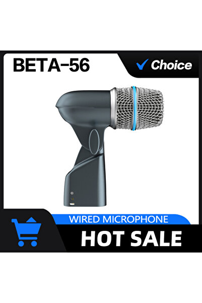 Choice BETA56A Instrument Microphone BETA 56A 52A 57A Wired Drum Mic Dynamic ...