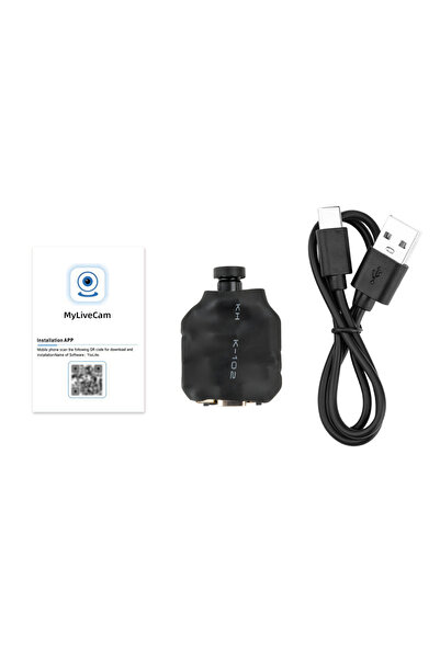 Choice كاميرا صغيرة لاسلكية بتقنية واي فاي بدقة 4K عالية الوضوح من النوع C، ت...