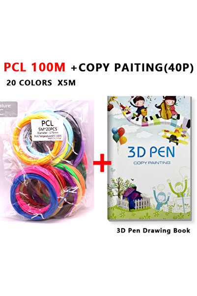 choice2 20colorsc-patterns 3D Pen Filament PCL Low-Temperature Cumables 1.75m...