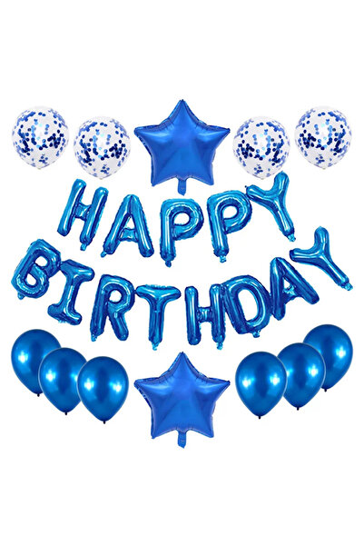 Choice كما هو موضح في الشكل 3 - مجموعة من 25 قطعة - بالون عيد ميلاد سعيد، بال...