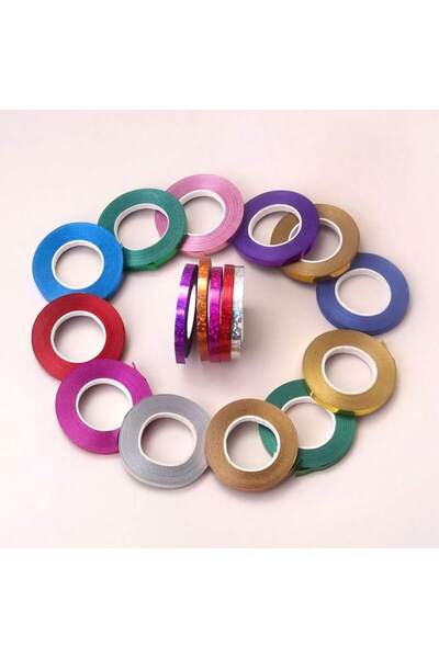 Choice ١٠ قطع من شرائط بالونات PVC بألوان متنوعة، ١٠ قطع/مجموعة، ١٠ أمتار/لفا...