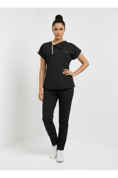 X Medical Wear Ms Single Collar Serisi Takım Scrubs