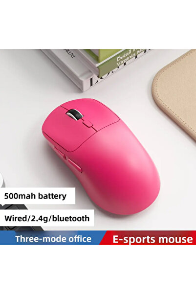 Choice ماوس ألعاب لاسلكي أحمر وأبيض، وزن 55 غرام، دقة 26000 نقطة في البوصة، 6...