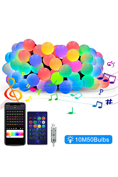 Choice1 10M 50 bulbs WS2812B RGB LED String Garland Light 10m 5m Smart IC APP...