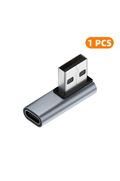 Choice3 1x CM-AG-ZW-FM USB 3.0 90 Degree USB-C Female to USB-A Adapter 10Gbps...