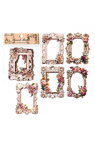 Choice1 D French Estate 10pcs Collage Card Decor Junk DIY Frame Cutout Journa...