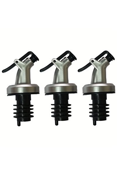 Choice black 3pcs 3pcs Oil Bottle Stopper Controllable Sealing Oil Bottle Noz...