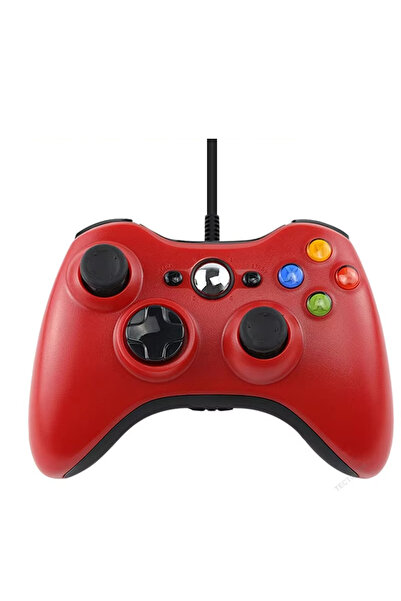choice2 Red USB Wired Game Controller For Xbox360 Cole Joypad For Win 7/8/10 ...