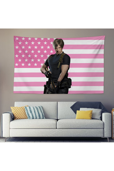 Choice12 z2 50x70CM R-Resident E-Evil Leon Kennedys Tapestry Decoration Bedro...