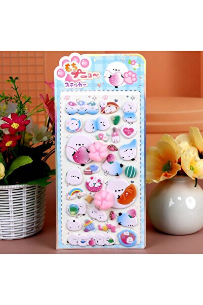 Choice9 21x10cm Style-01 New Cartoon Soft Cat Claw Pinch Decompression 3D Sti...