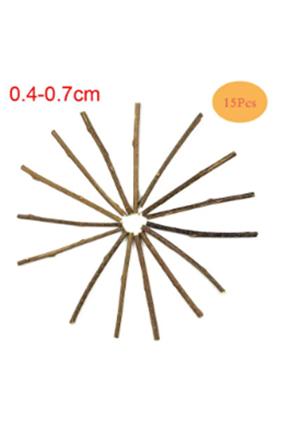 choice2 B 15pcs Popular Wood Polygonum teasing cat toy snacks self-hi gnawing...