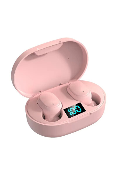 choice2 سماعة رأس لاسلكية جديدة من نوع TWS E6S باللون الوردي، مزودة بتقنية بل...