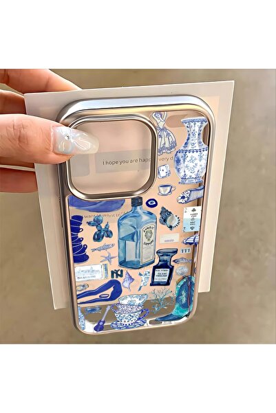 Choice غلاف هاتف فاخر بتصميم منظر ساحلي مع نبيذ وليمون، متوافق مع iPhone 17 P...