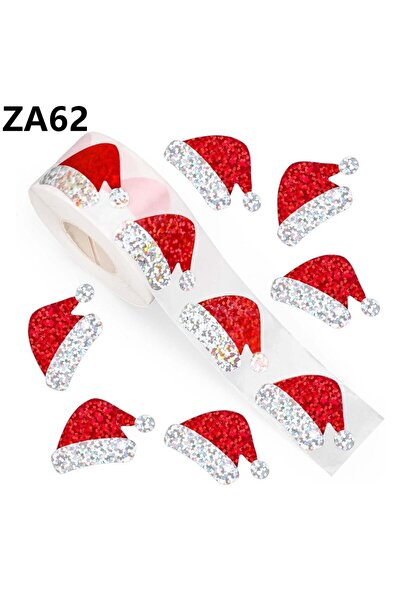 Choice حوالي 3 سم، 500 قطعة، 500-1000 قطعة، ملصقات ليزرية لعيد الميلاد، لفة ر...