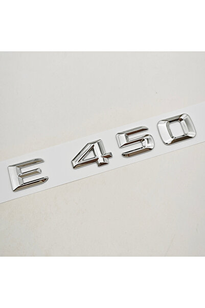 Choice3 E450 Chrome 3D ABS Car Letter Logo E400 E450 4MATIC Rear Trunk Sticke...