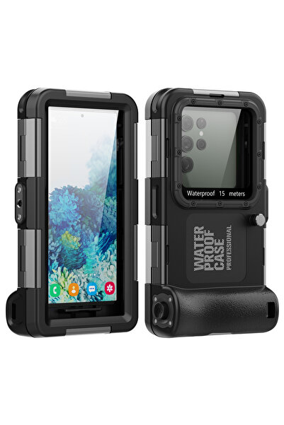 Choice جراب غوص أسود من شيل بوكس ​​- الجيل الرابع، مقاوم للماء حتى عمق 15 متر...