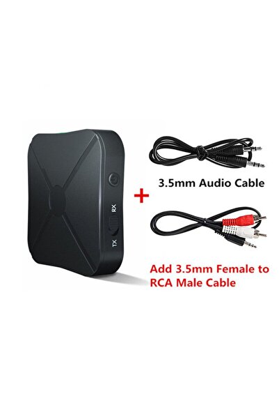 Choice1 جهاز استقبال وإرسال صوتي لاسلكي بتقنية بلوتوث 2 في 1 من VIKEFON مع كا...