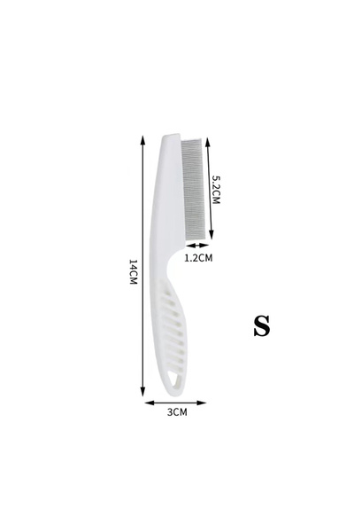 Choice1 S 1Pcs Pet Flea Comb Cat/Dog Beauty Comb Stainless Steel Portable Pet...