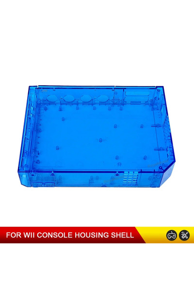 Choice6 TRN Blue Multicolor Transparent Replacement Housing Shell For Wii Gam...