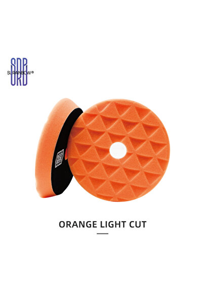 Choice3 1 Pc 5 inches Orange Light Cut Polishing Pads, 5 Inch 125mm Orbital B...