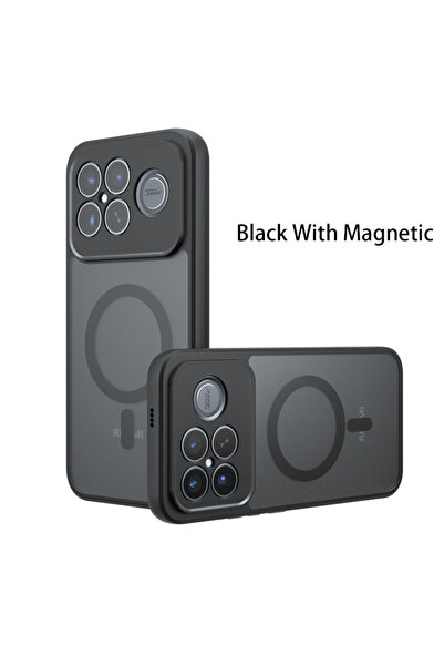 Choice4 Poco F8 ultra Black With Magnetic For Magsafe Magnetic Wireless Charg...