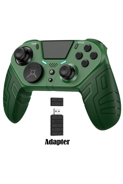 Choice7 Green with Adapter Controller For PS4 PS3 PS Playstation 4 3 PC Contr...