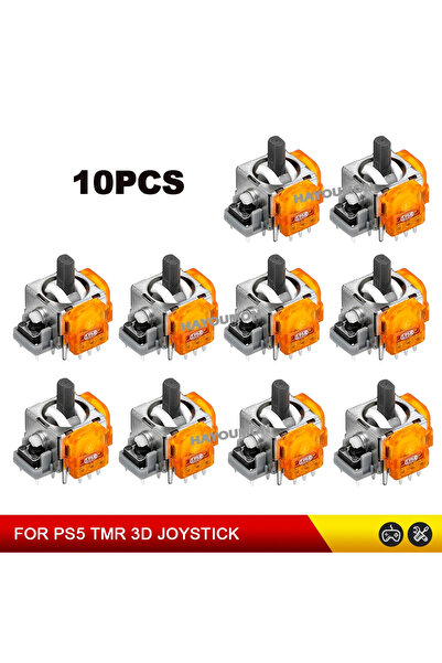 Choice12 For PS5 10PCS 2/10Pcs 3D Analog Stick Replacement TMR Effect Joystic...
