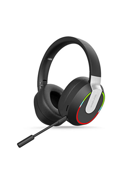 Choice1 سماعات رأس لاسلكية سوداء مزودة بميكروفون، سماعة ألعاب بلوتوث 5.1 ستير...