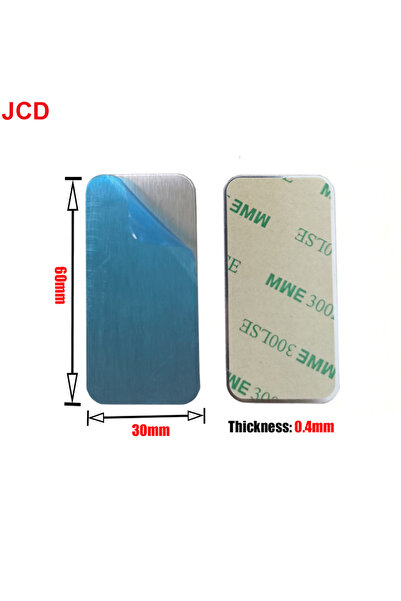 Choice6 10 قطع من ألواح معدنية لاصقة JCD مقاس 30 مم و60 مم، مصنوعة من صفائح ح...