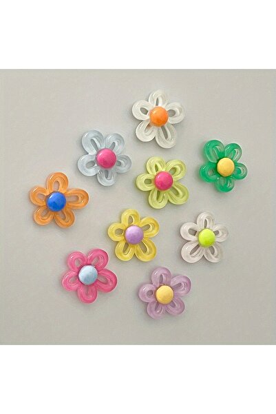 Choice 10 قطع من مغناطيسات الثلاجة المزخرفة بأزهار كرتونية، مناسبة لتزيين الم...