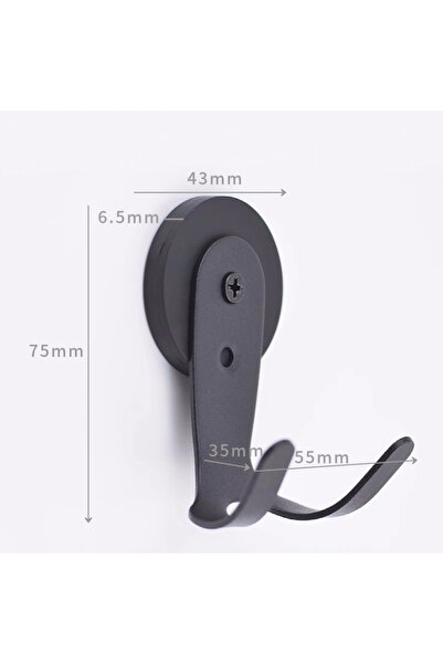Choice1 Black Coffee Handle Magnetic Hook Bottomless Bottom Horn Handle Stora...