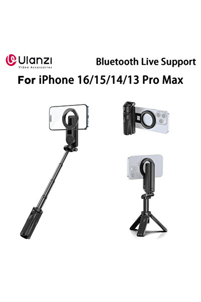 Choice حامل ثلاثي مغناطيسي للهاتف JJ03 من Ulanzi JJ03، بمقبض لاسلكي، عصا سيلف...