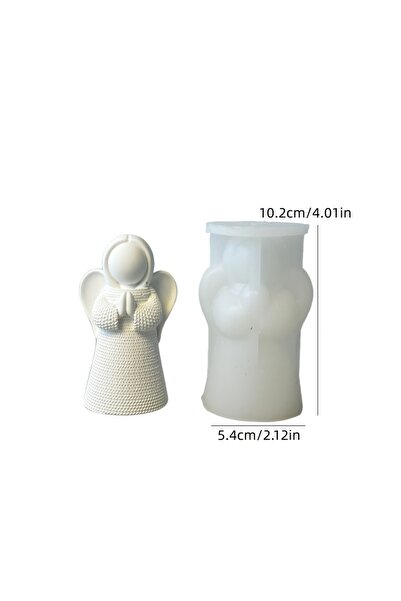 choice2 pray-S 6 Styles Available Nordic Style White Resin Angel Clay Mold - ...