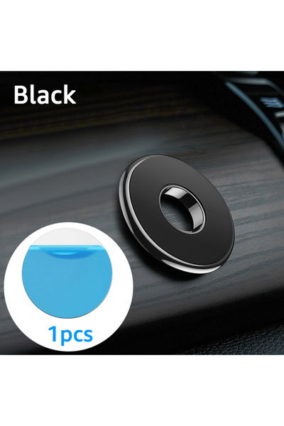 Choice1 Black Universal Magnetic Car Phone Holder Stand Round Magnet Car Moun...