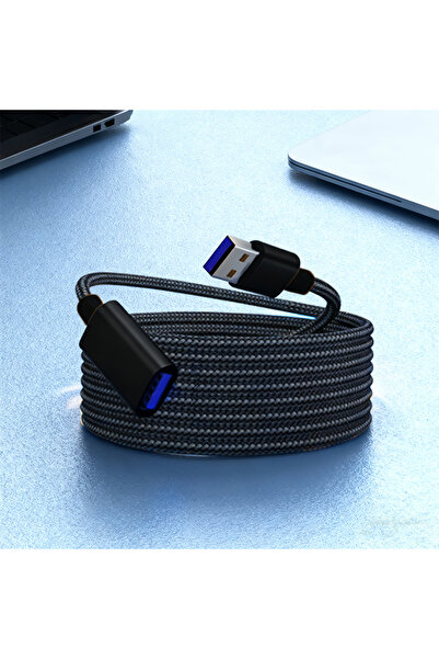 Choice3 كابل تمديد USB أسود بطول 3 أمتار، مناسب للوحات المفاتيح، والفأرات، وأ...