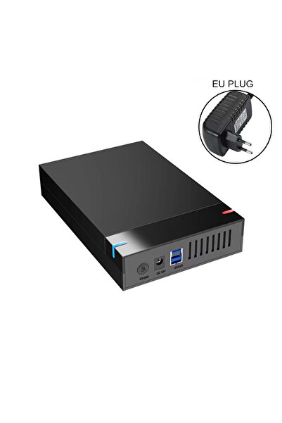 Choice EU plug 3.5 Inch Portable External Hard Drive Case Box Enclosure SATA ...