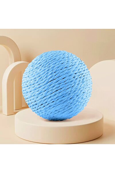 choice2 كرة خدش تفاعلية زرقاء من السيزال للقطط، مضادة للعض، مناسبة للقطط الصغ...