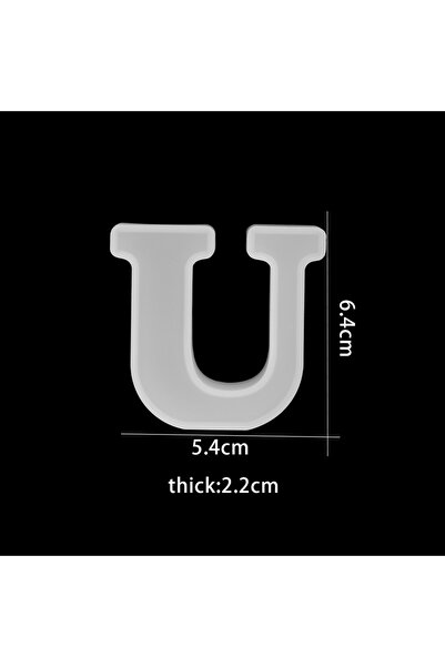 Choice15 U Mold 26 Letter Mold Alphabet Number Silicone Molds Crystal Glue Ep...
