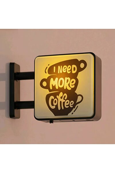 Choice3 لوحة إضاءة إبداعية على شكل ركن قهوة عتيق الطراز، مغناطيس ثلاجة، لوحة ...