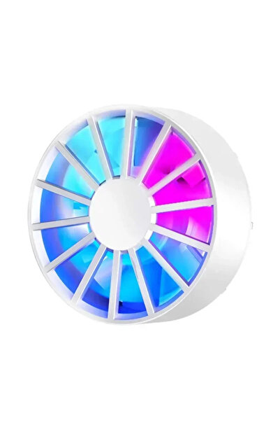 Choice1 WHITE Phone Radiator RGB Light Air-cooled Light Weight Magnetic Low N...